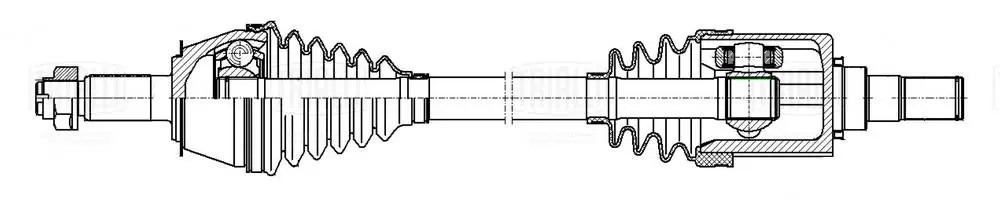 Привод передний левый AR 1601 TRIALLI