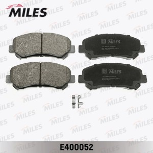 Колодки тормозные передние (без датчика) (Смесь Low-Metallic) NISSAN QASHQAI 1.6 E400052 MILES