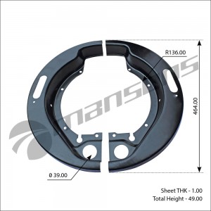Пыльник колесный DAF   на колесо ^  MANSONS 200147 MANSONS