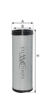 Фильтр воздушный (дополнительный) AG1019/1 AG 1019/1 GOODWILL