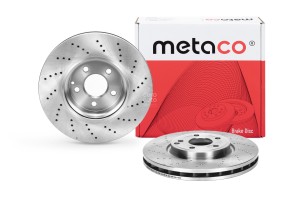 Диск тормозной MERCEDES CLS (C218) (14-) передний (1шт.) METACO 3050415 METACO