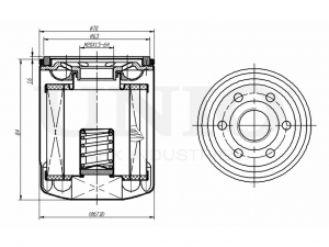 Фильтр масляный FLT-20014 UNIO