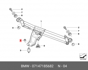 Гайка BMW OE 07 14 7 185 682 BMW