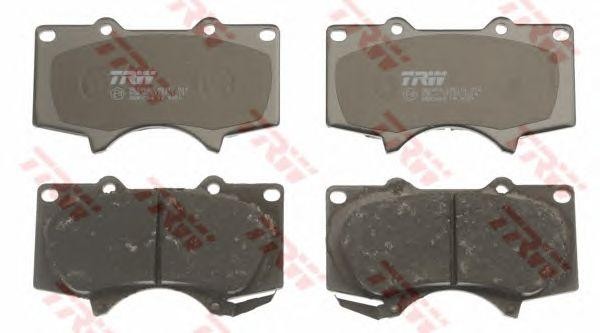 Колодки передние TOYOTA LAND CRUISER 120, PRADO 150, MITSUBISHI PAJERO IV GDB336 GDB3364 TRW