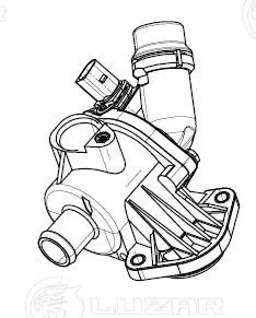 Термостат для а/м VW Passat B5 (01-)/Audi A4 (00-) 1.8T/2.0i LT1818 LT1818 LUZAR