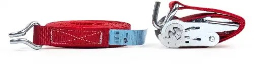 ремень крепления грузов! 4м 1т с храповиком и крюками BRX0020008 BRIX