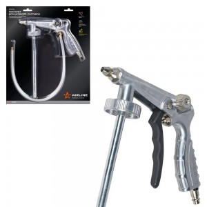 Пистолет для антикорр. составов под Евробаллон с гибким соплом и регулятором дав ATBU052 AIRLINE