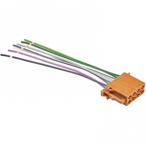 Разъем к радиоаппаратуре (динамики), с проводами (962191-1) LECAR010680703 LECAR