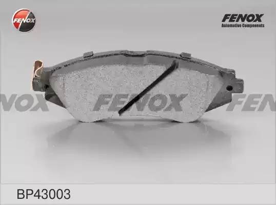 Колодки тормозные дисковые передние BP43003 FENOX