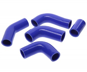 Патрубок ГАЗ-3302 дв.ЗМЗ-406 радиатора комплект 5шт. синий силикон MEGAPOWER 130-17-012 MEGA POWER