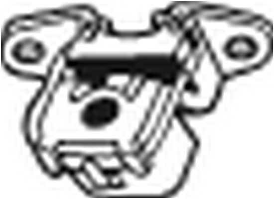 Кронштейн PEUGEOT 307 CITROEN C4 (00-) крепления глушителя BOSAL 255-519 BOSAL