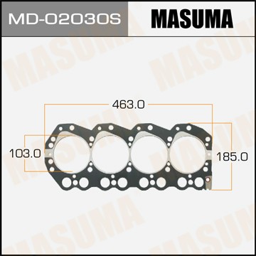 прокладка ГБЦ! 1.4мм\ Nissan Navara/Pick up 3.2D QD32 97> MD02030S MASUMA