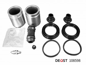 РЕМКОМПЛЕКТ ТОРМОЗНОГО СУППОРТА С ПОРШНЕМ ПЕРЕДНЕГО (ПОРШЕНЬ O 45 MM, СУППОРТ BO 108598 DEQST