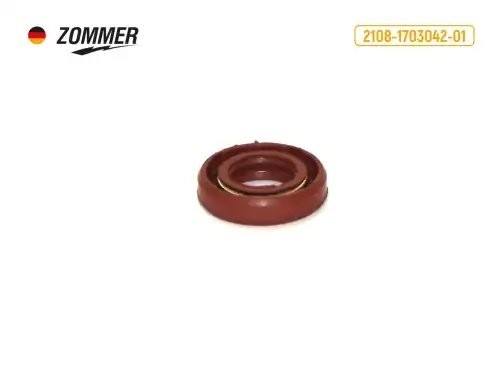 Сальник штока КПП ВАЗ 2108 (красный) 16*30*7 Z2108170304201 ZOMMER