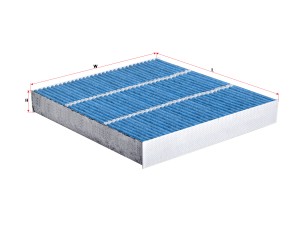 фильтр салона антибактериальный!Bio Guard\ Honda Jazz 1.2/1.4 08>/Insight 1.3 09 CAB-16130 SAKURA