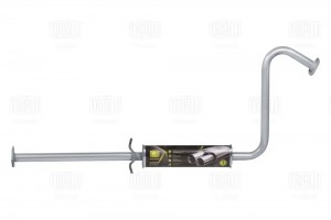 Резонатор удлиненный вместо катализатора Евро-2 (алюминизированная сталь) EAM 0505 TRIALLI