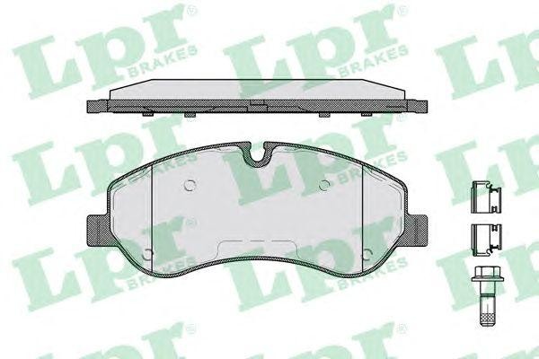 Колодки тормозные дисковые 05P1786 05P1786 LPR