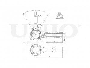 Наконечник рулевой SSP-10156 UNIO