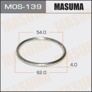 кольцо уплотнительное глушителя!\ Infiniti M35/M35X/M37 MOS-139 MASUMA