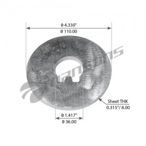 Шайба ROR TE ступицы упорная MANSONS 780.130 MANSONS