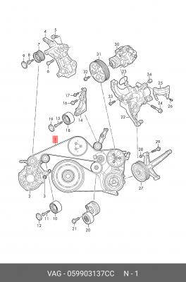 ремень поликлиновой! 6PK2579\ VW Amarok 059 903 137 CC VAG