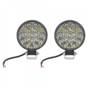 Фара светодиодная "AIRLINE" Standart 83х83х22 мм 14W 12V (14 LED, круглая, напра ALED025 AIRLINE