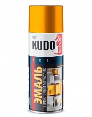 Краска "KUDO" зеркальный металлик (520 мл) (аэрозоль) KU-1034 KUDO