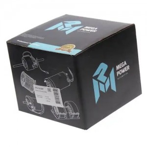 Мотор отопителя МАЗ 24V в сборе (с крыльчаткой и кожухом) MEGAPOWER 37015047 MEGA POWER
