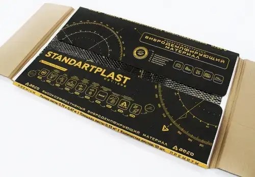 шумоизоляция! вибродемпфирующий материал Aero 0,75x0,47м.\ 006530900 STP