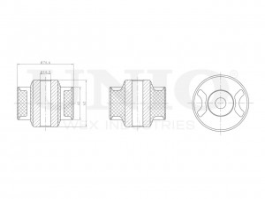 С/блок внешний заднего нижнего рычага RMP-20077 UNIO