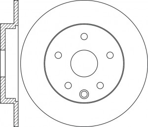 Диск тормозной LAND ROVER Discovery,Range Rover Sport задний (1шт.) NIBK RN1768 NIBK