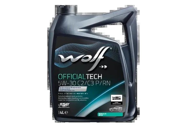 WOLF OFFICIALTECH 5W-30 C2/C3 P/RN 4L 1052549 WOLF