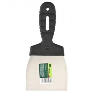 Шпатель 100мм нержавеющая сталь пластиковая ручка СИБРТЕХ 85435 SIBRTEC