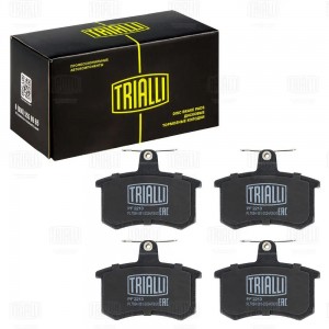 Колодки торм. Audi A4 (B5) (94-)/A6 (97-) диск. зад. (PF 2213) PF 2213 TRIALLI