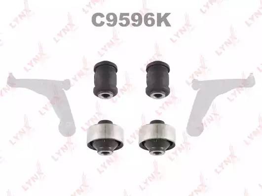 Сайлентблок MITSUBISHI Lancer (00-13) рычага переднего (комплект C8481,C8482) LY C9596K LYNXAUTO