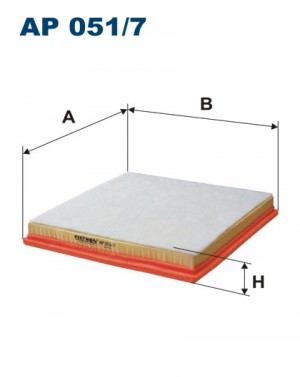 Фильтр воздушный CHEVROLET Cruze (09-) FILTRON AP0517 FILTRON