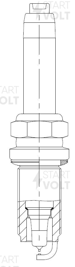 Свеча зажигания для а/м VAG Tiguan (16-)/Q5 (08-) 2.0TFSI Pt+Pt (VSP 1807) VSP 1807 START VOLT