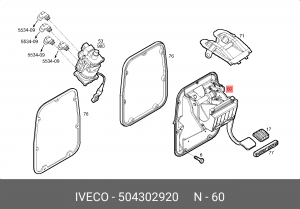 504302920 механизм 504302920 IVECO