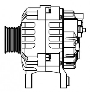 Генератор для а/м Renault Koleos (08-) 2.5i 90A (LG 0924) LG0924 START VOLT