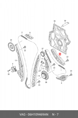AUDI A4 [B8] (2007>)/A3 [8PA] (2004>)/A5/S5 CAB 06H 109 469 AN VAG