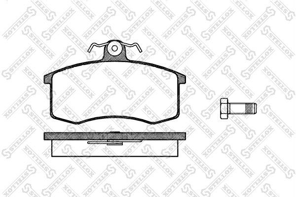 221 00=FO474381=FDB527=571346B !колодки дисковые п.\ LADA 2108-2112 1.1-1.5 &16V 232-000-SX STELLOX