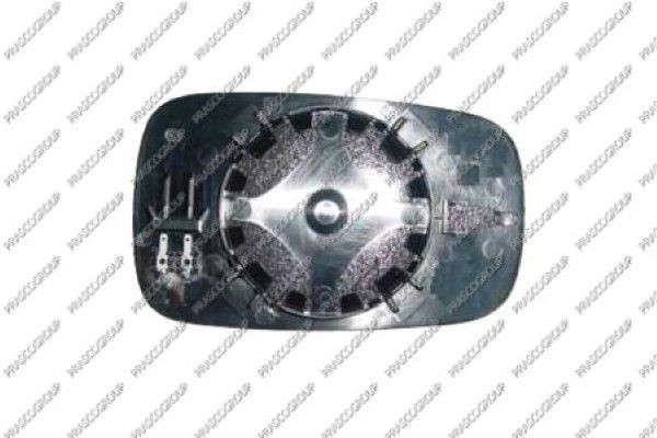 стекло зеркала правое! с кроншт. выпукл. с подогр.\ Renault Clio 1.2-2.0i/1.5D 0 RN3257513 PRASCO GROUP