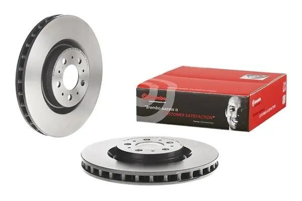 Диск тормозной VOLVO S60,V70 (03-10) передний (1шт.) BREMBO 09.8614.11 BREMBO