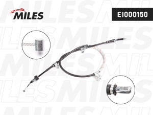 Трос стояночного тормоза правый HYUNDAI ELANTRA 1.6 06-/i30 07- EI000150 EI000150 MILES