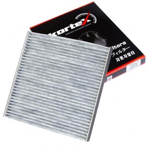 Фильтр салонный TOYOTA AVENSIS (T250) 03-09/COROLLA (E12) 02-08 (угольный) KC001 KC0018S KORTEX