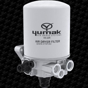 Кран влагоотделитель 12,5 bar аналог WABCO 4324101120; тип разъёма подключения п 03.03.036 YUMAK