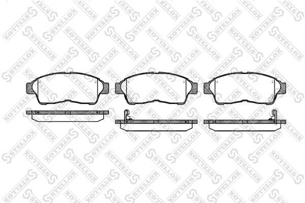 402 22=FDB867=572333B !колодки дисковые п.\ Toyota Celica/RAV4 1.8/2.0i &16V 94> 413-022B-SX STELLOX