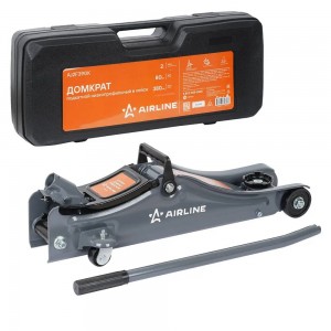 Домкрат подкатной 2т 80-380мм, низкопрофильный, кейс (AJ2F390K) AJ2F390K AIRLINE