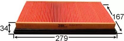 Фильтр воздушный SUZUKI SX-4 1.6 13-  A243PU A243PU JS ASAKASHI