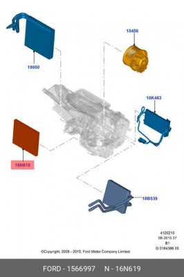 Фильтр салона 1566997 1 566 997 FORD